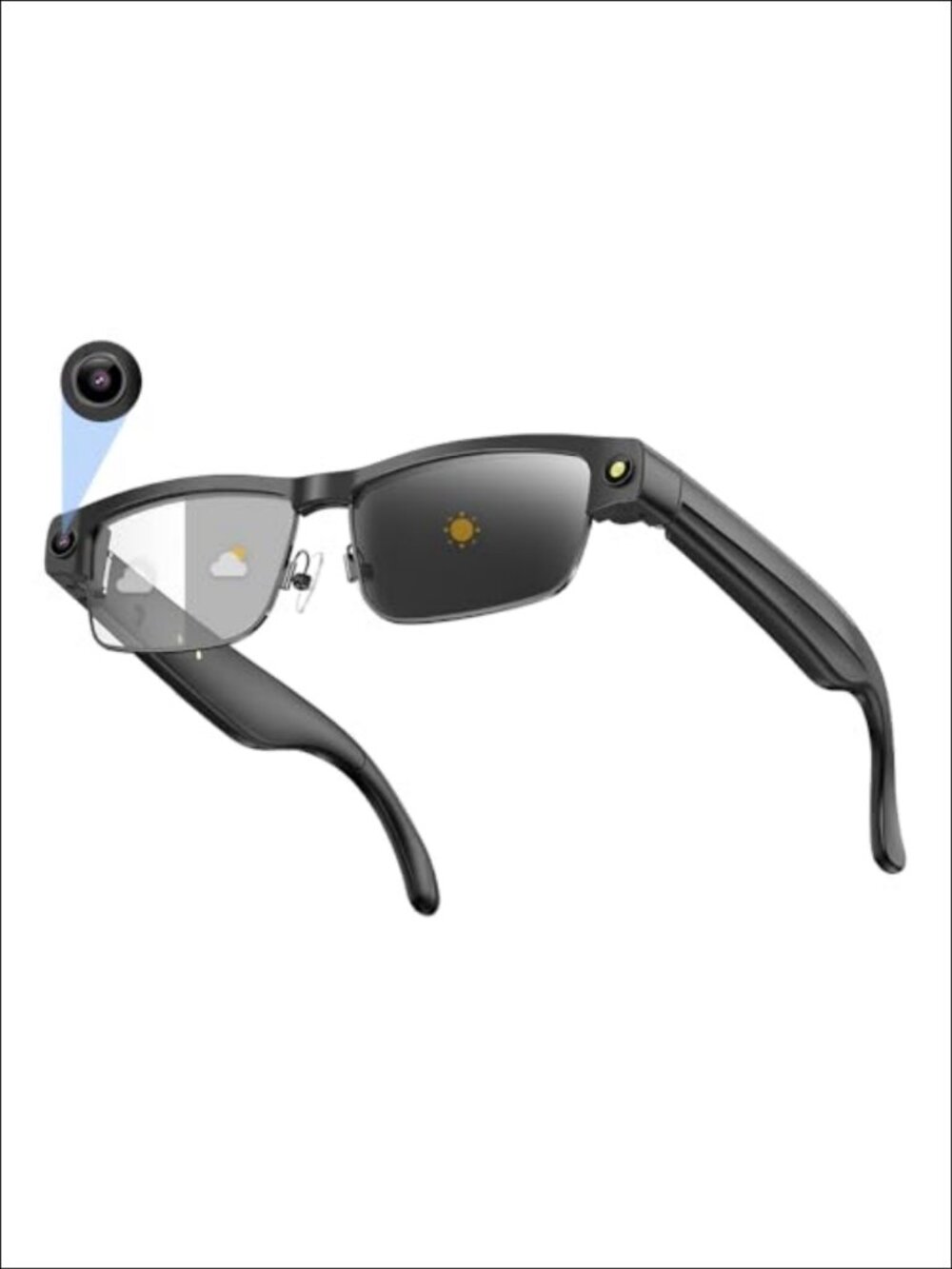 Smart Camera Glasses 8MP HD Video Recording 32G WiFi AI Voice Assistant